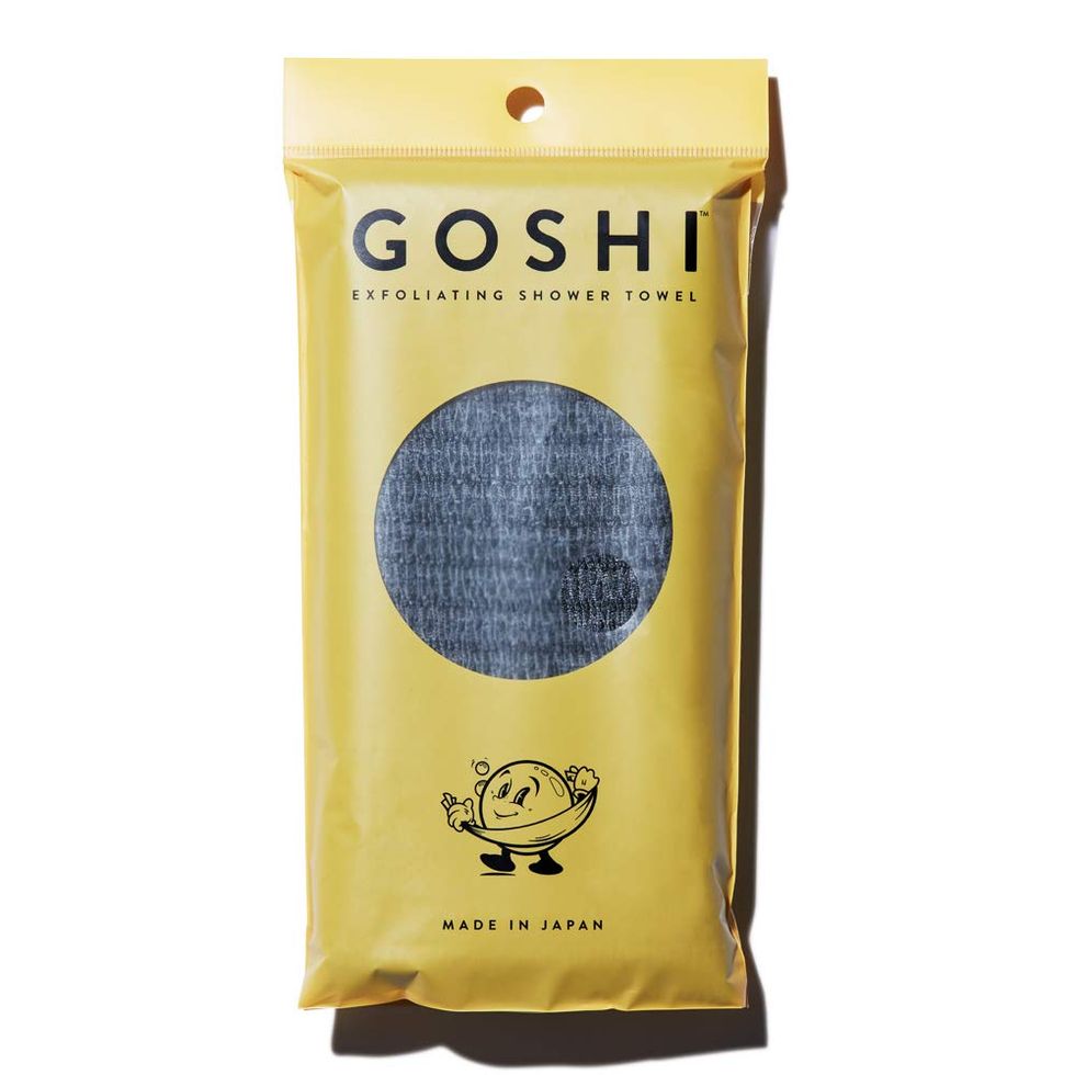 Toalla de ducha exfoliante