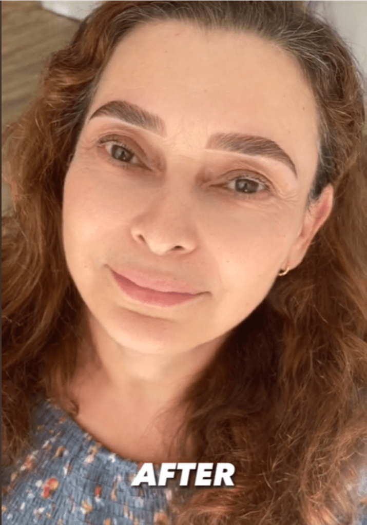 Laminación de cejas después