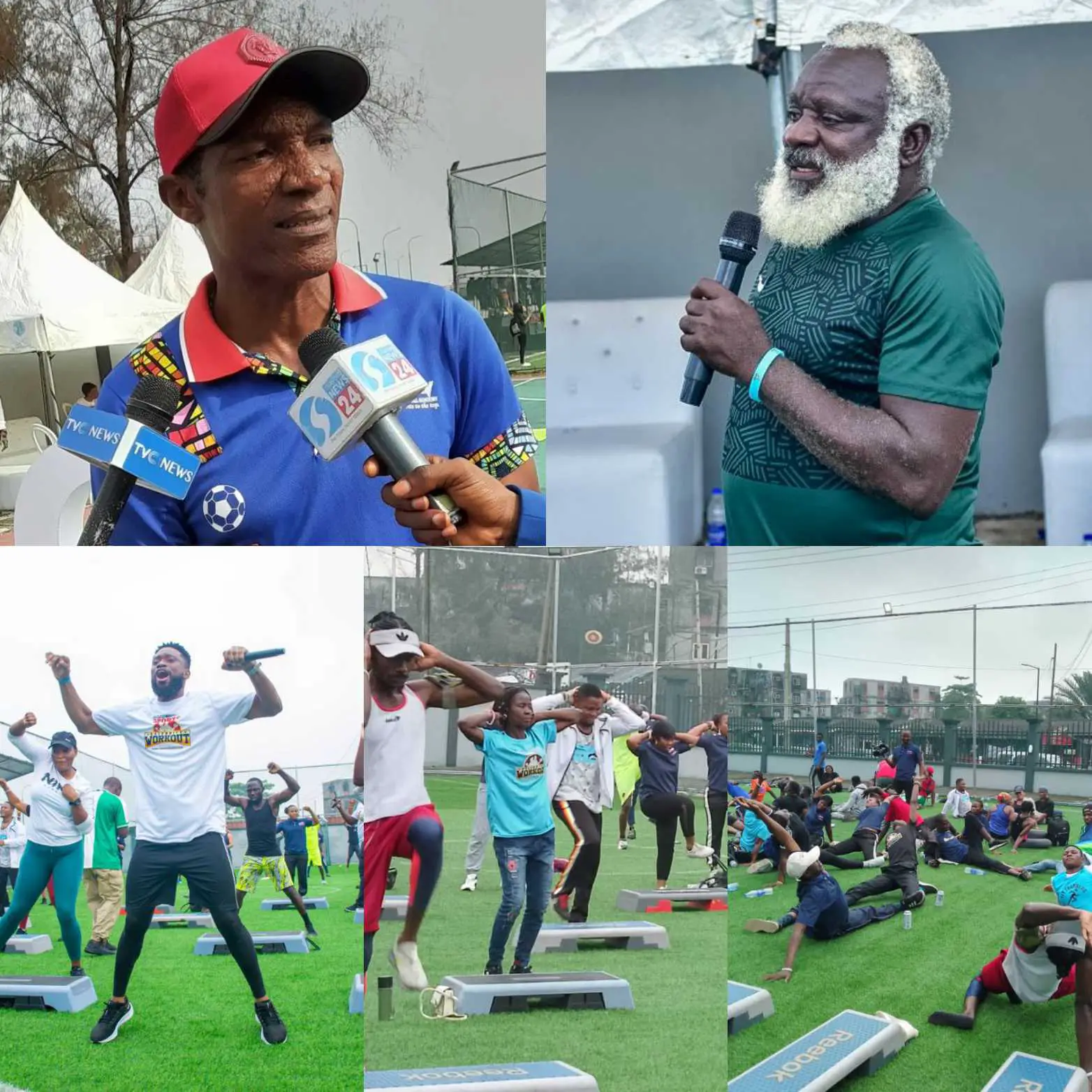 Ex-Super Eagles Stars Inspire Fitness Lifestyle At 2nd Complete Sports Celebrity Workout