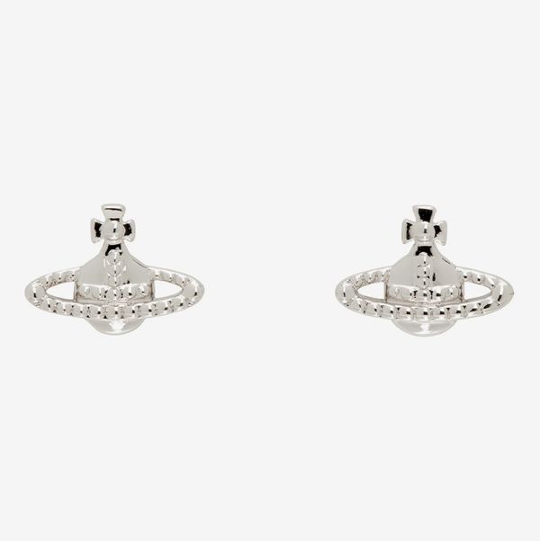 Pendientes Farah de plata de Vivienne Westwood