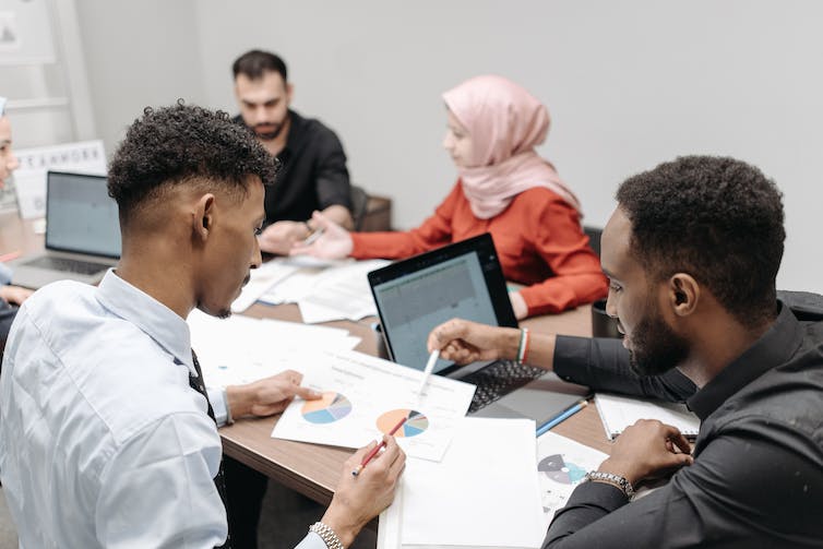 Un lugar de trabajo multicultural