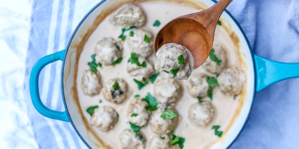 Deliciosas albóndigas suecas