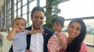 Vivek y Apoorva Ramaswamy son padres de dos niños (Crédito de la imagen: @vivekramaswamy/Instagram)