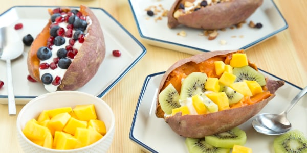 Batatas para el desayuno en olla de cocción lenta