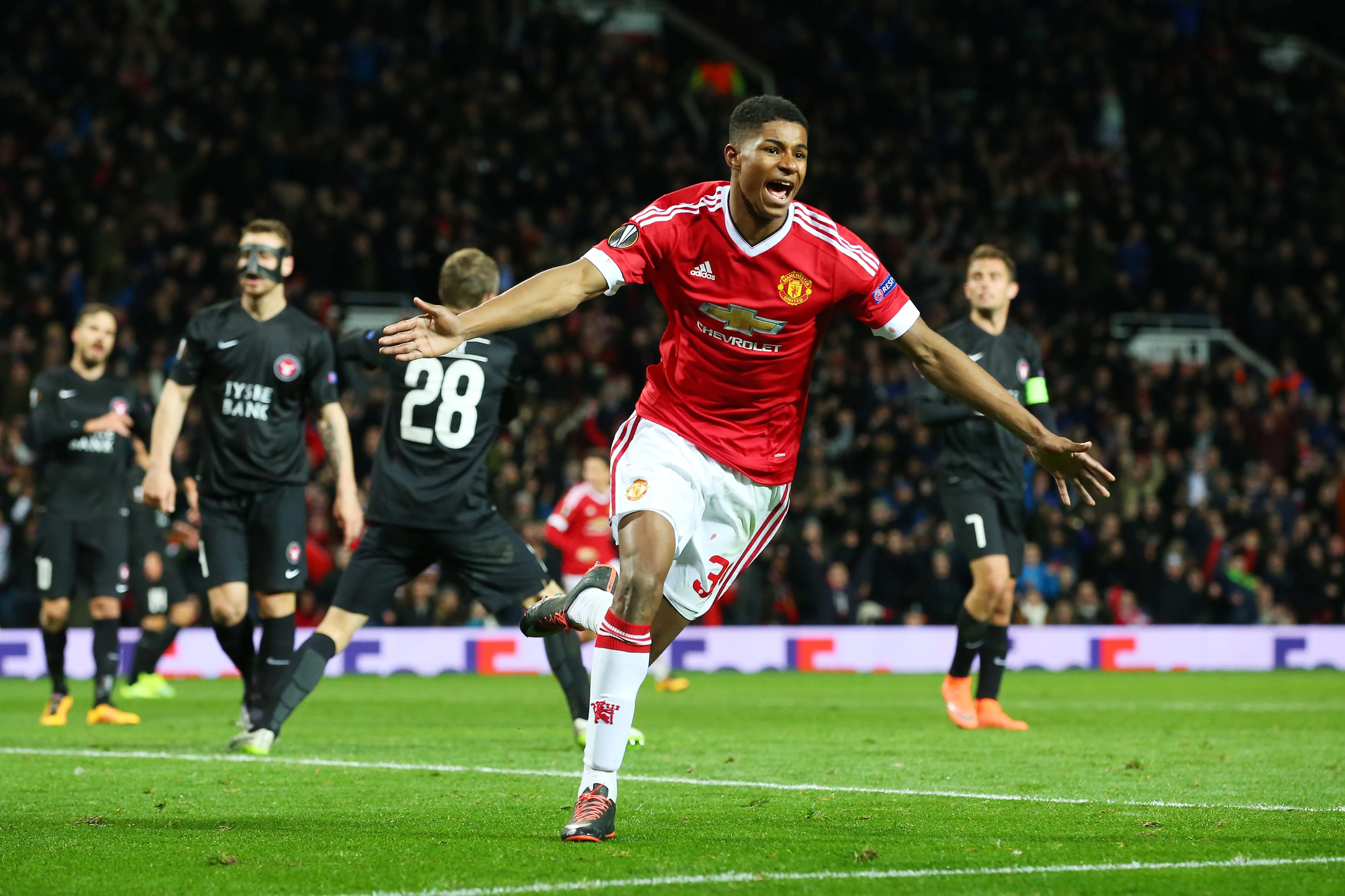 Rashford debutó en el Man United