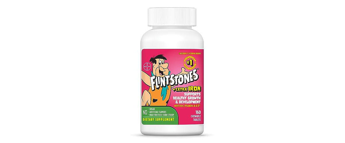 Vitaminas masticables para niños Los Picapiedra 