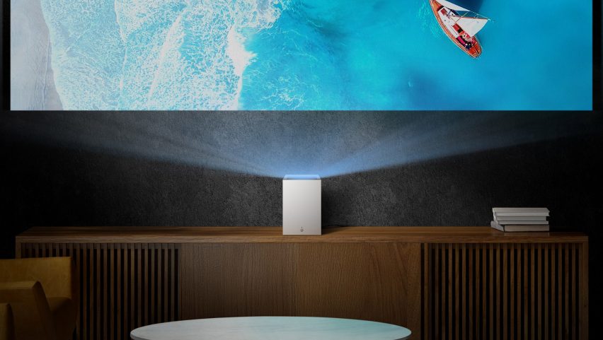 Proyectores CineBeam S Close-up Lifestyle de LG