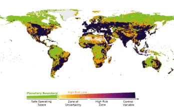 A map of at-risk land mass