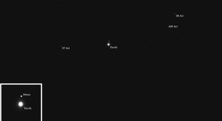 several white orbs on a black background