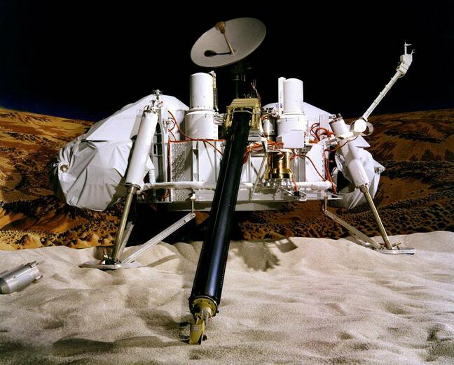 Modelo Viking Lander (Imagen: NASA / JPL-CALTech / Arivithithi en Arizona)
