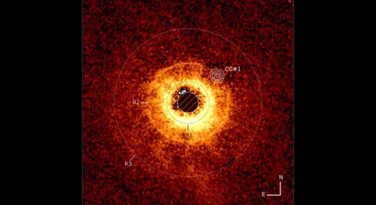 Mysterious glowing red orb observed in space