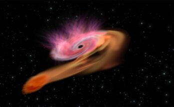 Dying star emits glowing cosmic light