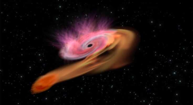Dying star emits glowing cosmic light