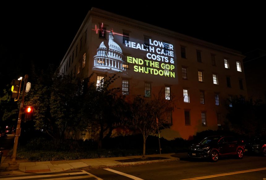 La imagen se limitó al lado del edificio Washington, DC, Ladiwexes, para cerrar y recomendar el flujo de salud.