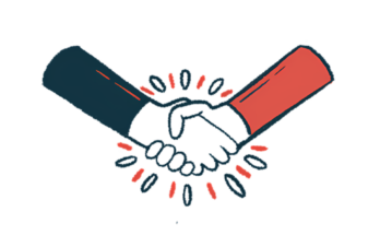An illustration shows a close-up view of two hands clasped in a handshake.