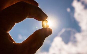 Holding Vitamin D Sunlight