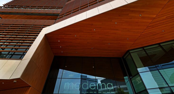 Moderna headquarters in Cambridge.